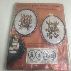 Paragon Needlecraft Exquisite "Hummel" Stitchery Kit #0234 Apple Tree Girl 1975